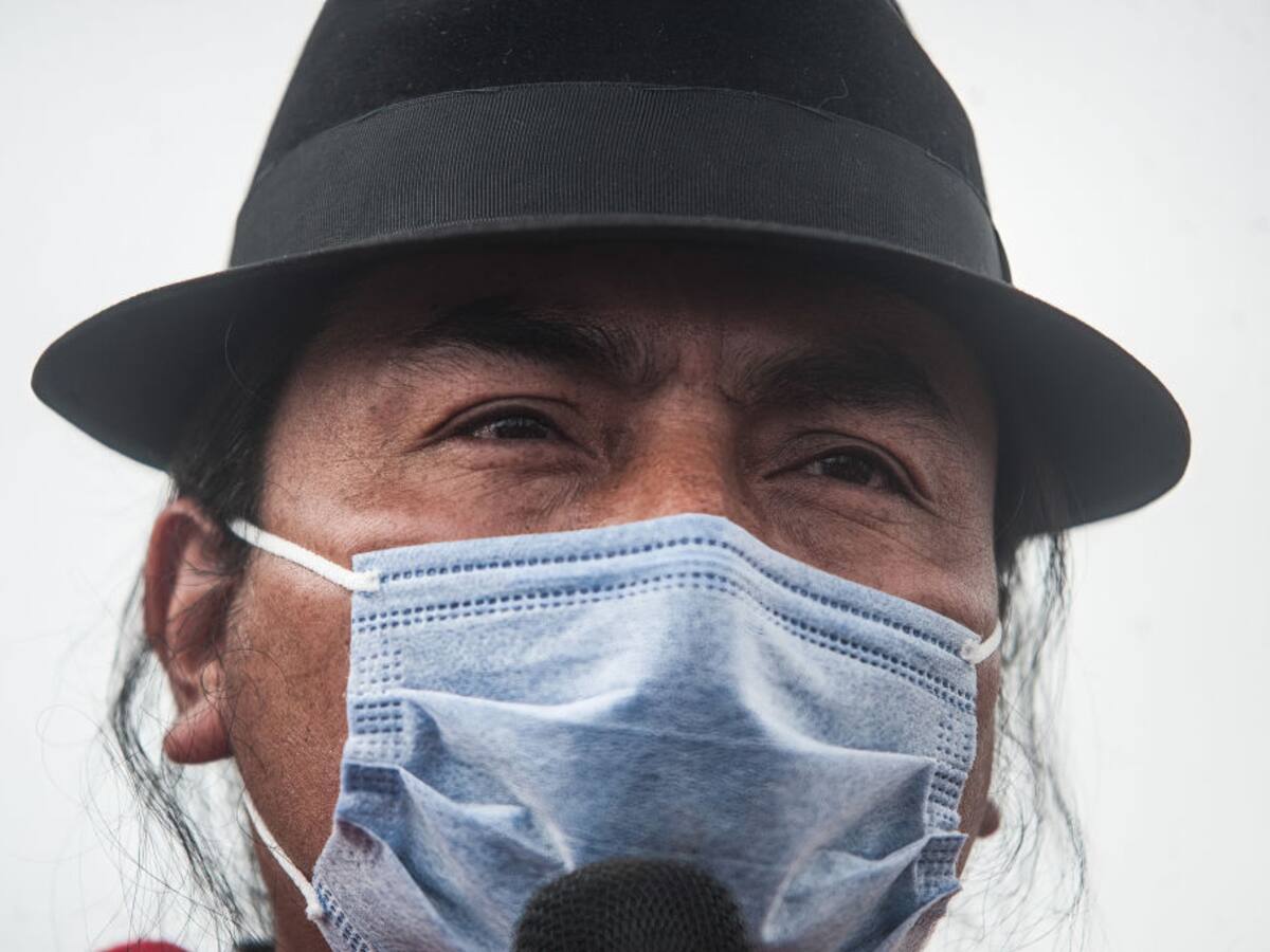 El problema en el Ecuador es la pobreza y desigualdad: Leonidas Iza, líder del paro