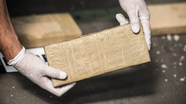 Paquete de cocaína imagen de referencia. Foto: Getty Images. / Lucas Ninno