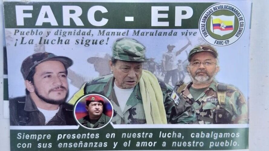 En poder del individuo las autoridades encontraron panfletos alusivos a la columna móvil Dagoberto Ramos, disidencia de las Farc. Foto: Cortesía Sucesos Cauca