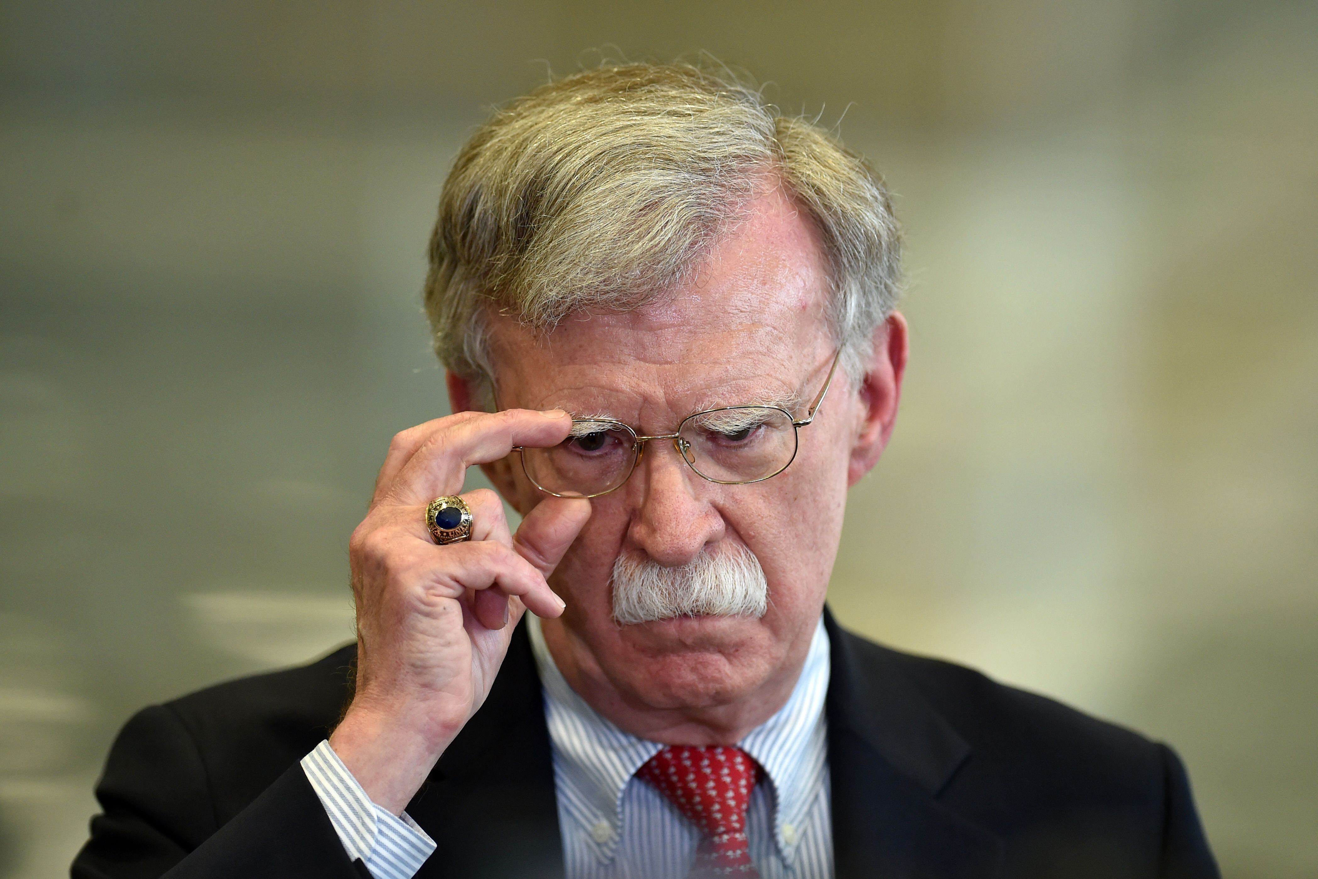 El exasesor de seguridad nacional de EE. UU., John Bolton. (Photo by Sergei GAPON / AFP) (Photo by SERGEI GAPON/AFP via Getty Images)