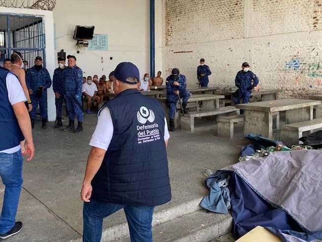 La Defensoría del Pueblo evalúa las recientes situaciones que se han presentado en este establecimiento carcelario . Foto: Cortesía
