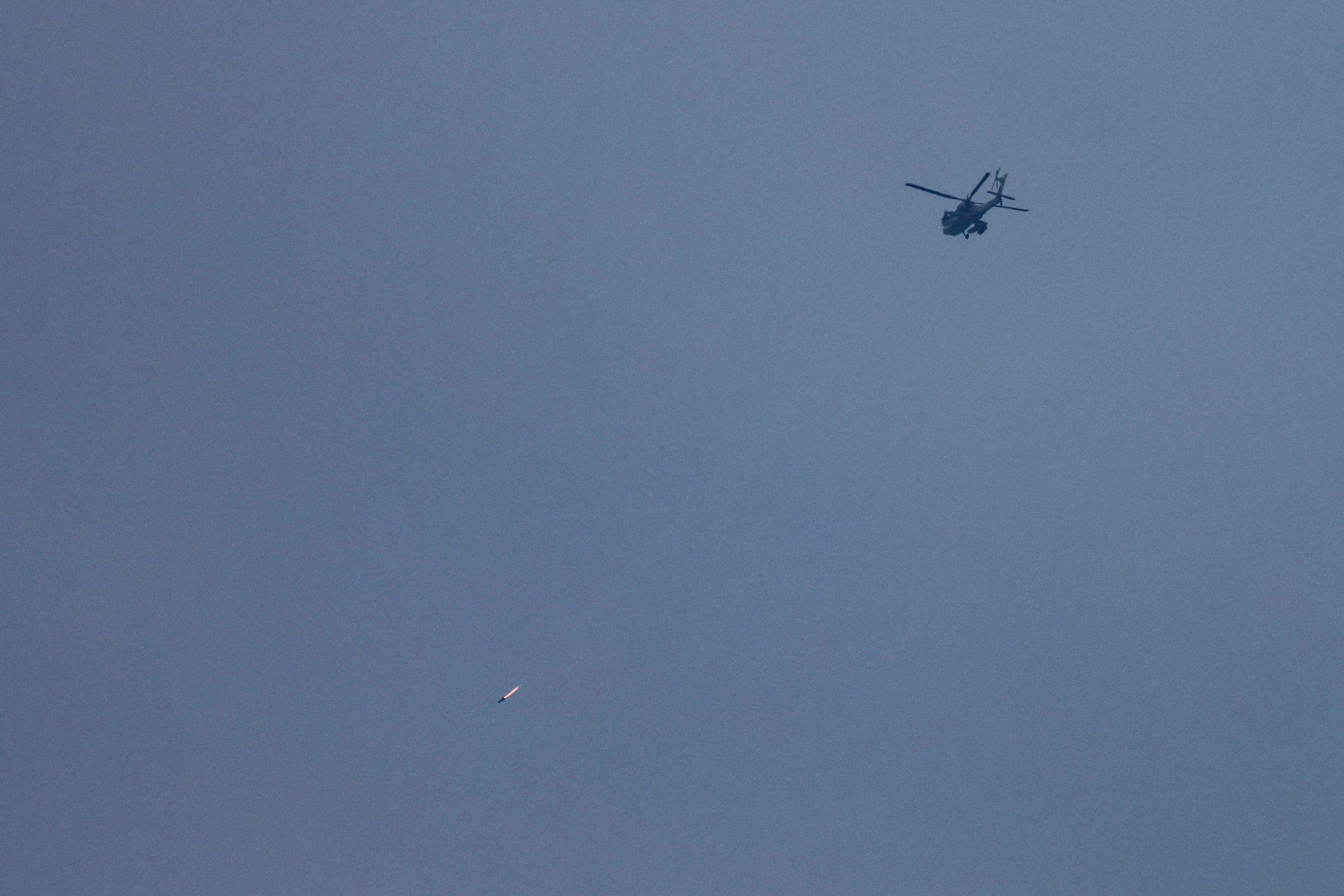 Helicóptero (imagen de referencia) EFE/EPA/ATEF SAFADI