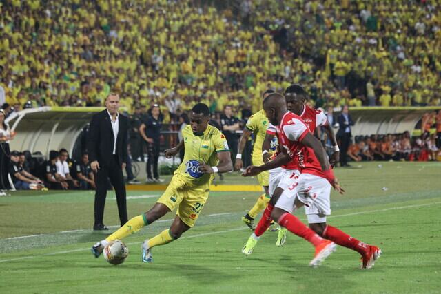 Santa Fe Vs. Bucaramanga, final liga colombiana 2024-I. Foto: Colprensa.