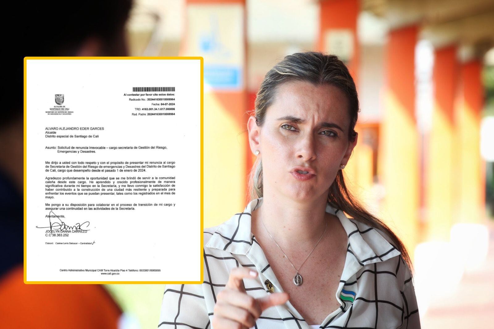 Desde el inicio del mandato del alcalde Alejandro Eder, se han registrado al menos 14 renuncias de funcionarios. Foto: Alcaldía de Cali.