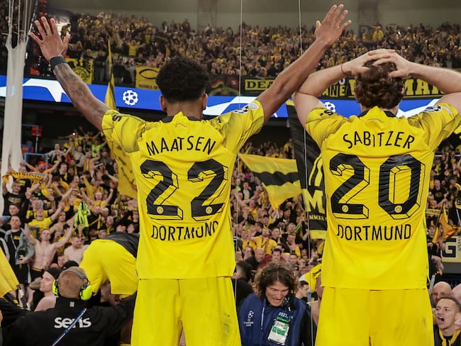 Jugadores del Borussia Dortmund. Foto: EFE/EPA/CHRISTOPHE PETIT TESSON