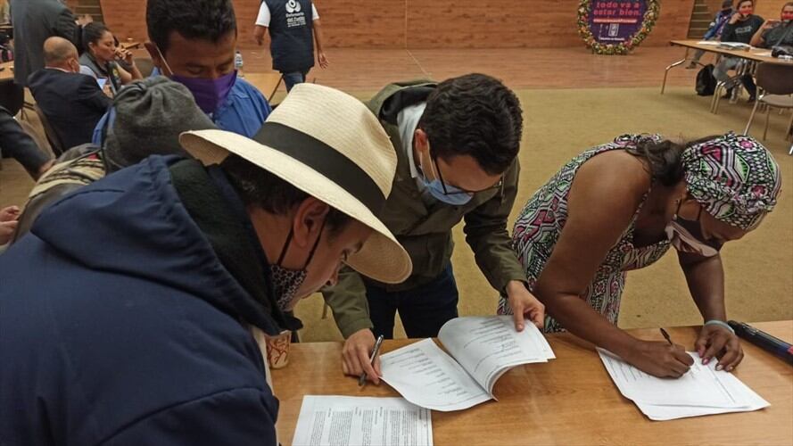 El acuerdo permite contrarrestar los anuncios de bloqueos en la vía Panamericana realizados por los campesinos. Foto: G