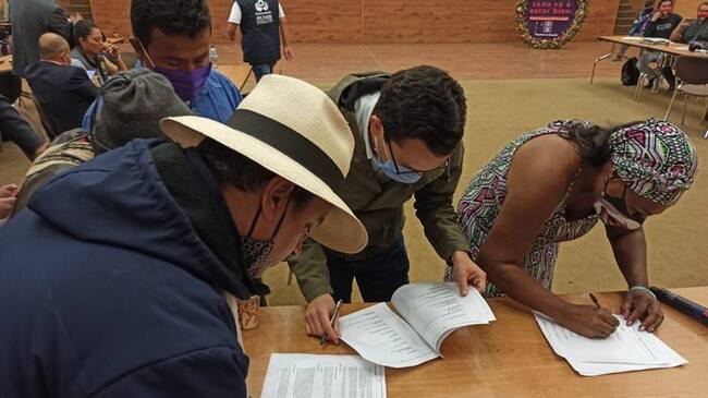 El acuerdo permite contrarrestar los anuncios de bloqueos en la vía Panamericana realizados por los campesinos. Foto: G