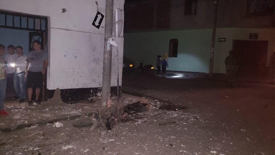 Atribuyen a disidencias de las Farc atentado en Corinto, Cauca. Foto: Personería Municipal