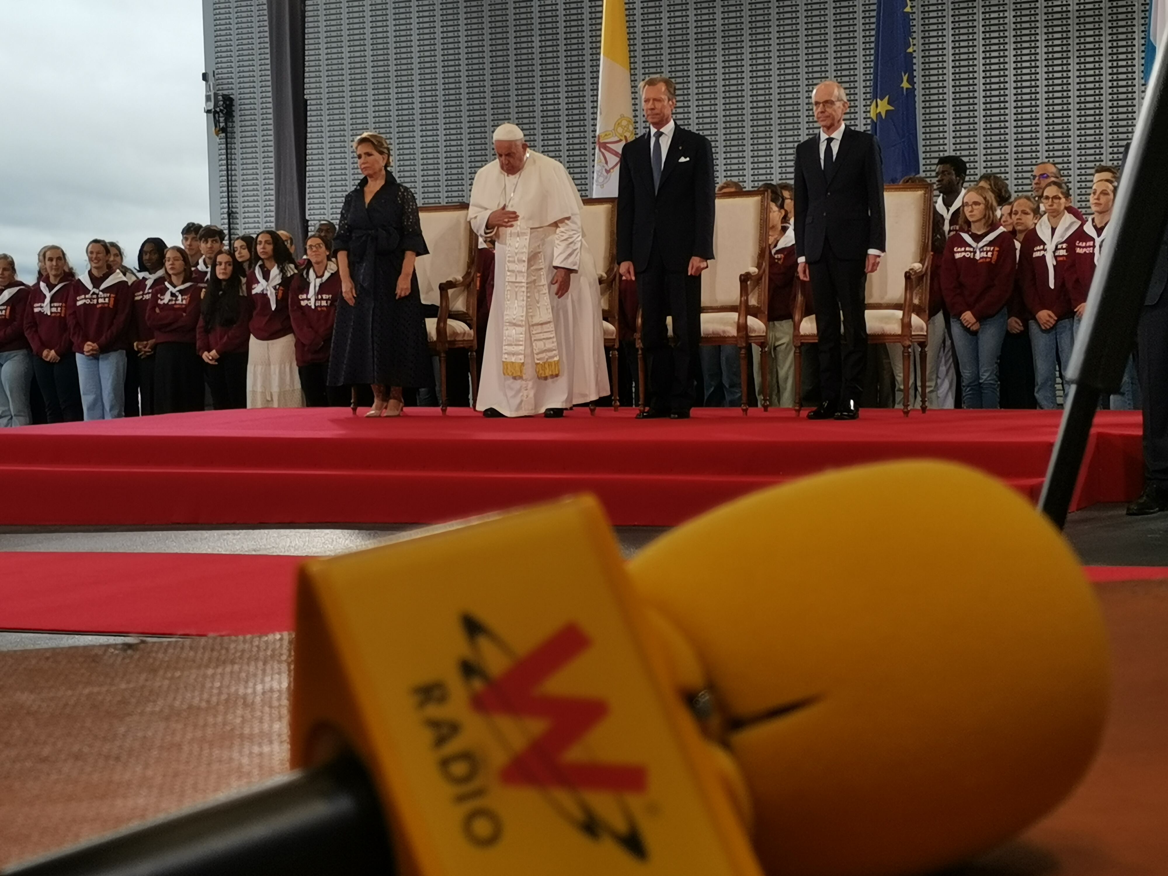 Fotos: W Radio acompaña el viaje del papa Francisco a Bélgica y Luxemburgo