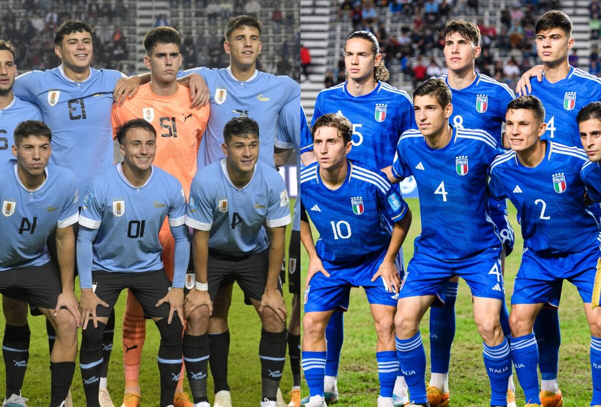 Selecciones Sub 20 de Uruguay e Italia | Fotos: GettyImages