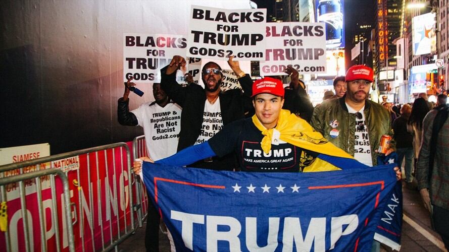 Seguidores de Donald Trump. Foto: Agencia EFE