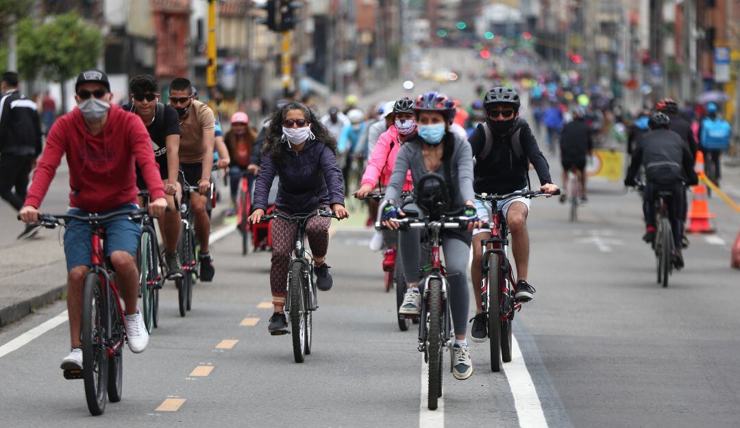 Ciclovía. Foto: Colprensa.