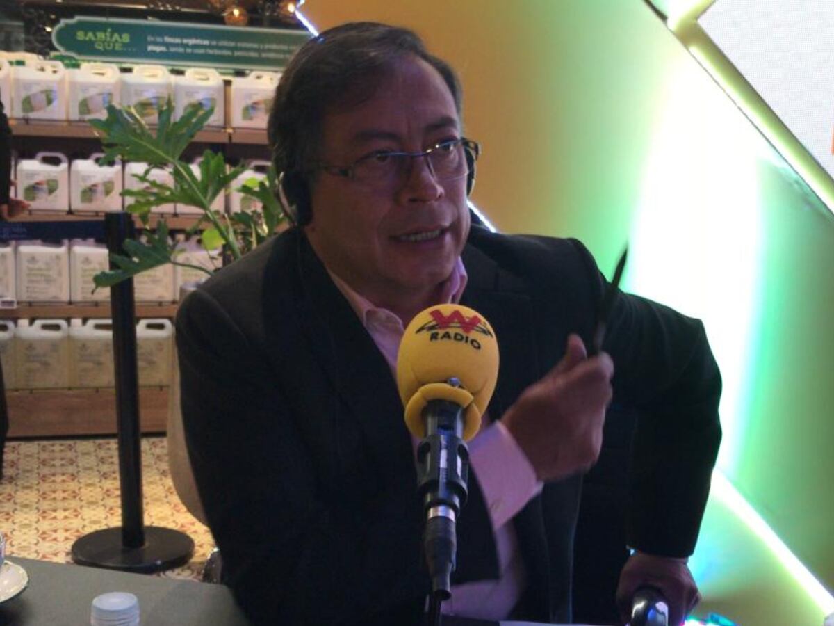 Gustavo Petro habla con La W desde Hacienda Santa Bárbara