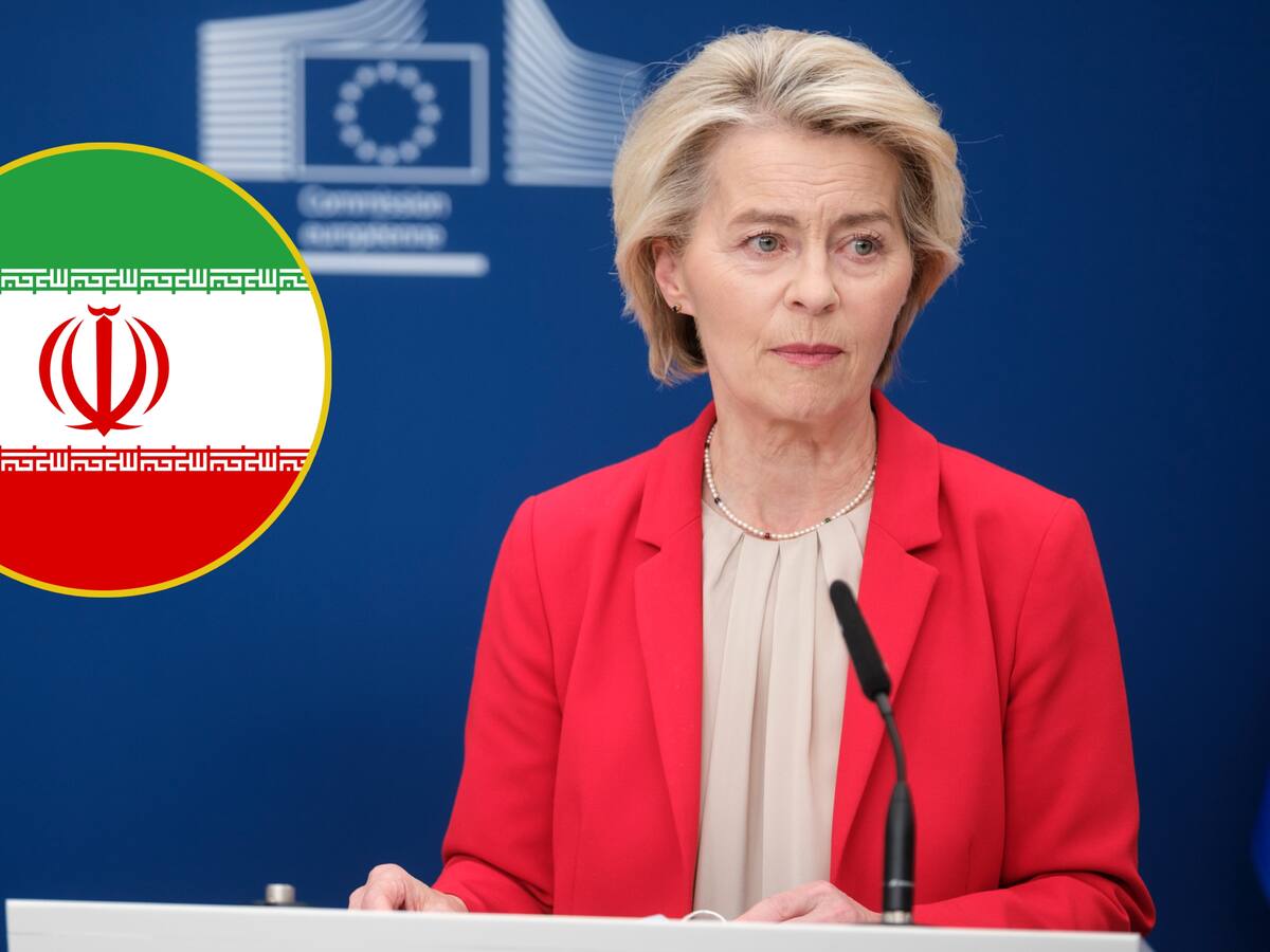 Von der Leyen afirmó que Irán “es la principal fuente de inestabilidad regional”