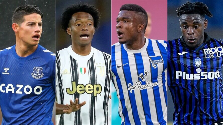 Programación de los partidos de colombianos en Europa. Foto: Getty