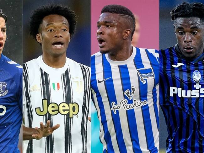 Programación de los partidos de colombianos en Europa. Foto: Getty