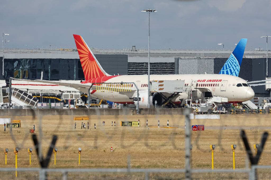 Vuelo de Air India con destino a Londres se estrelló en la India. (Photo by Nicolas Economou/NurPhoto via Getty Images)