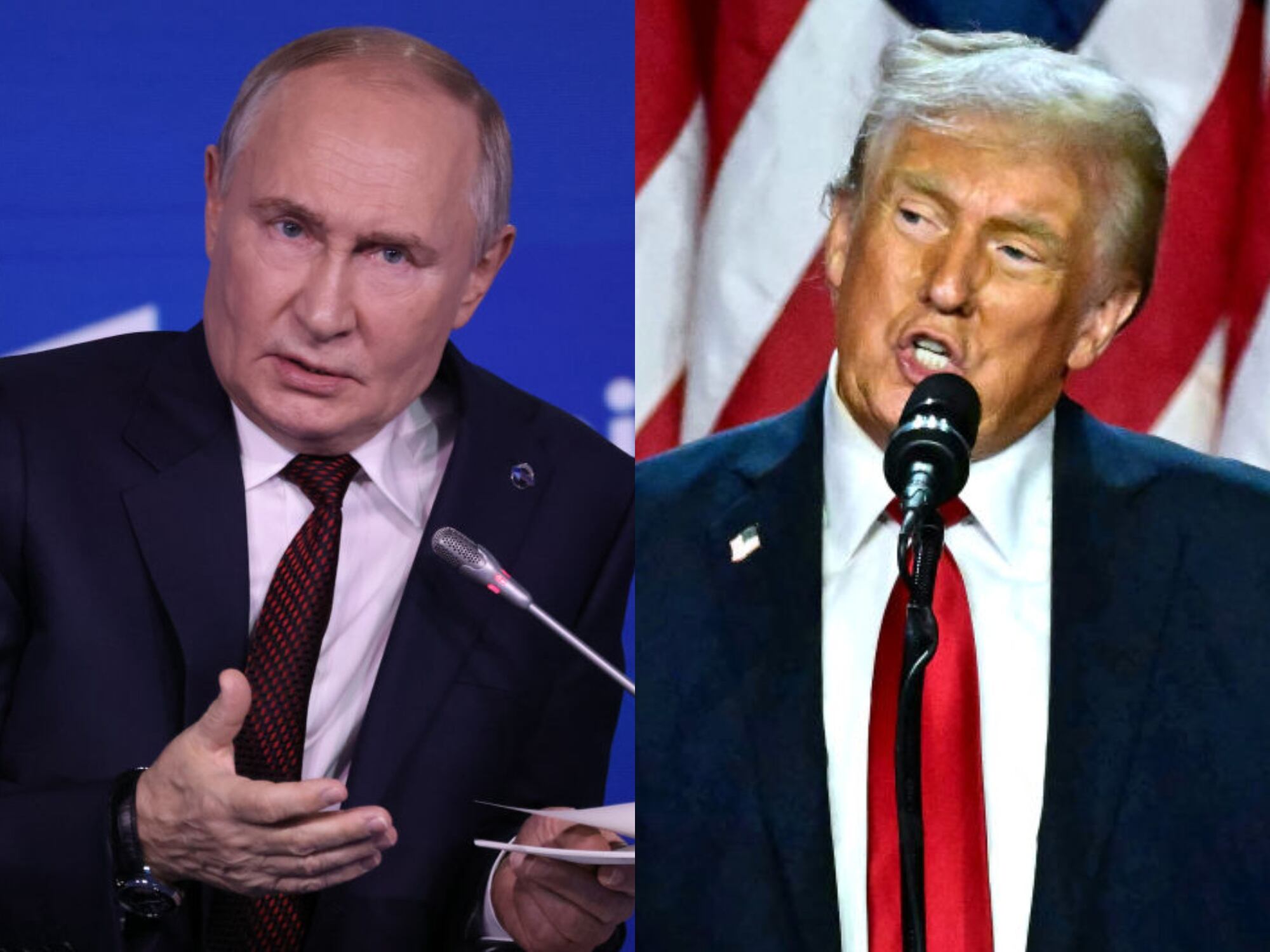 Vladimir Putin y Donald Trump. I Fotos: Getty Images.