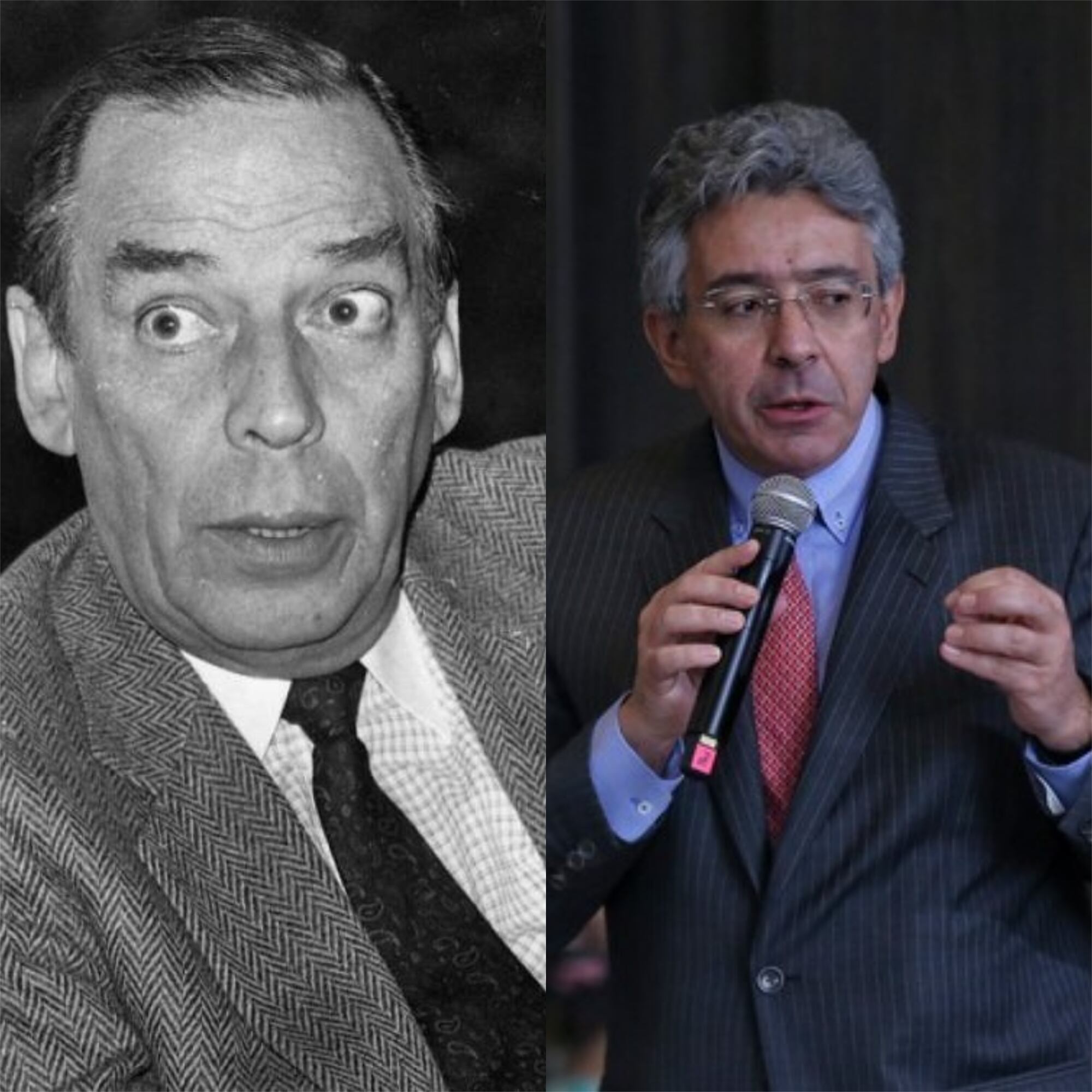 Álvaro Gómez Hurtado y Enrique Gómez Martínez. Crédito: Archivo Colprensa.
