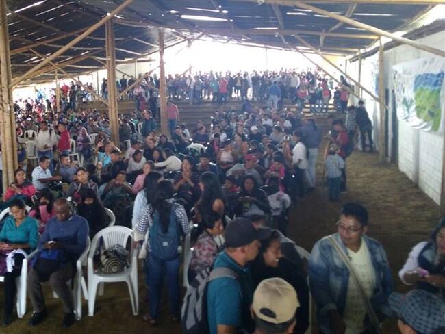 Se logró un acuerdo que permitió levantar la movilización de La María, Piendamó. Foto: Sucesos Cauca
