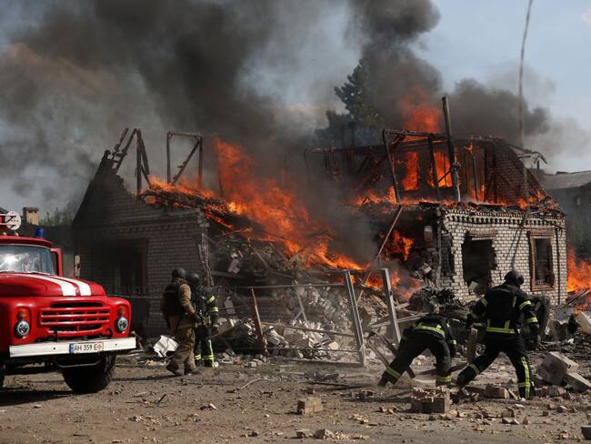 Incendio en Rusia. I Foto: ANATOLII STEPANOV/AFP via Getty Images.
