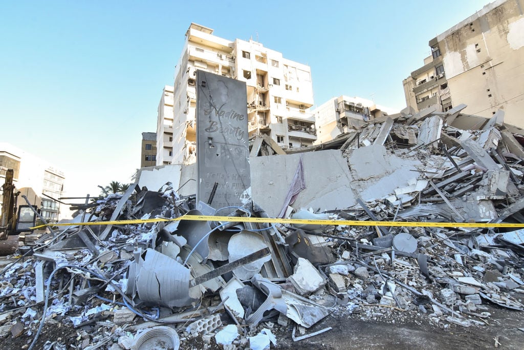 Bombardeos al sur del Líbano. I Foto: Fadel Itani/NurPhoto via Getty Images.