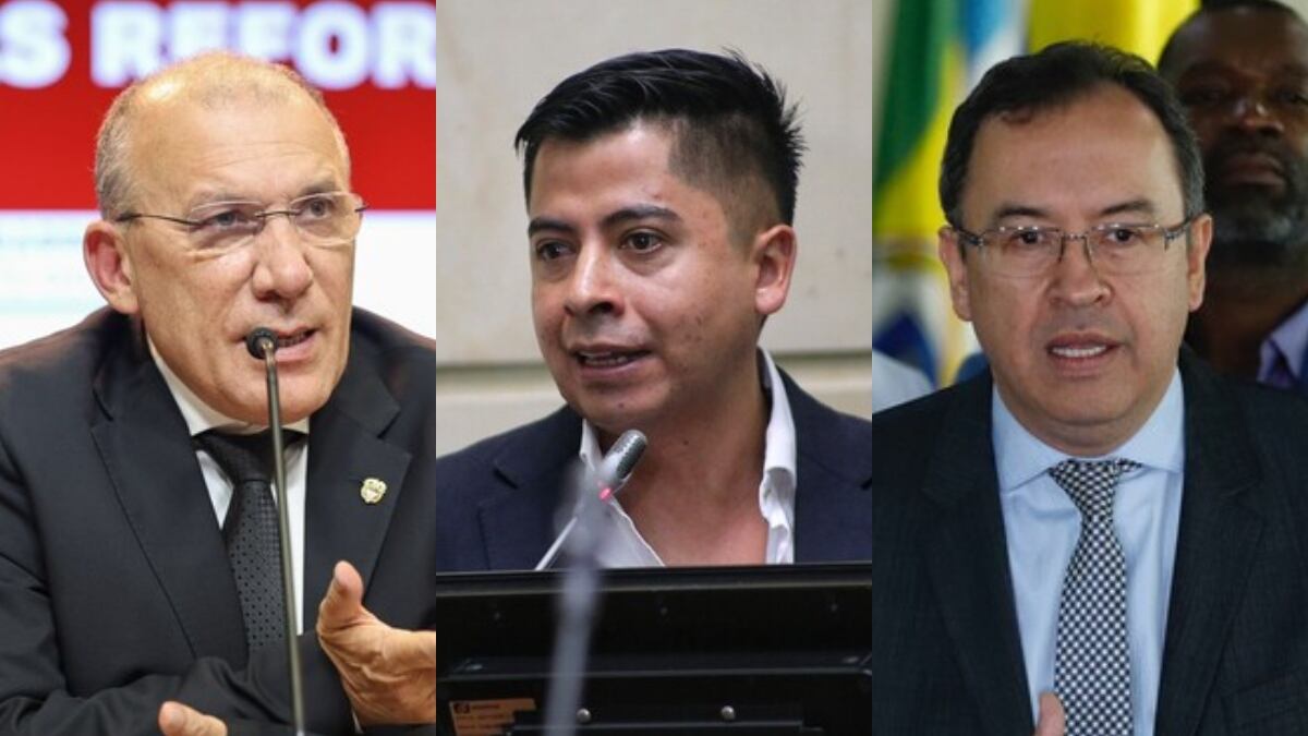 Roy Barreras, Ariel Ávila y Alfonso Prada. Foto: (Colprensa- Senado) / Prensa Senado / (Colprensa - Camila Díaz)