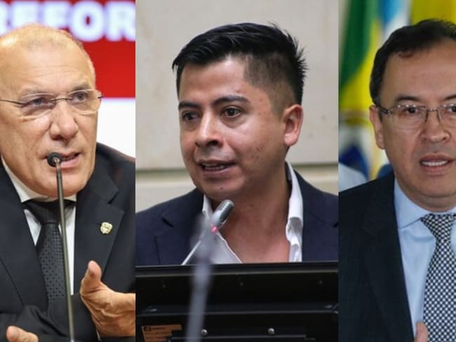Roy Barreras, Ariel Ávila y Alfonso Prada. Foto: (Colprensa- Senado) / Prensa Senado / (Colprensa - Camila Díaz)