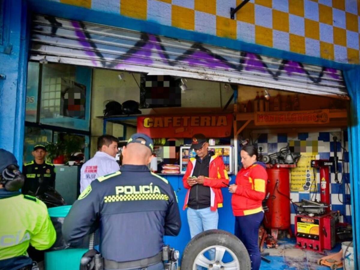 Continúa la ofensiva contra los ‘pinchallantas’ en Bogotá: fue cerrado otro establecimiento