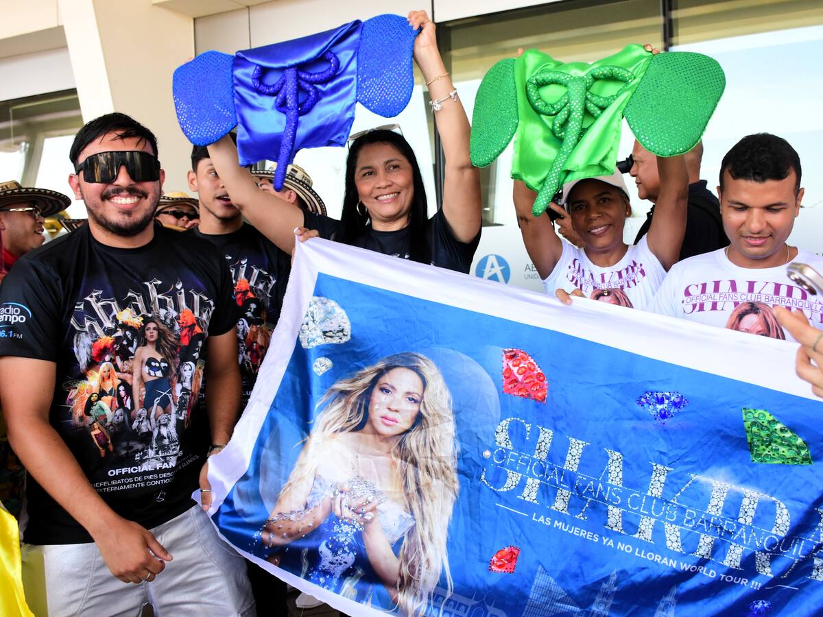 “Estoy contenta de estar en mi tierra”: Shakira durante su llegada a Barranquilla