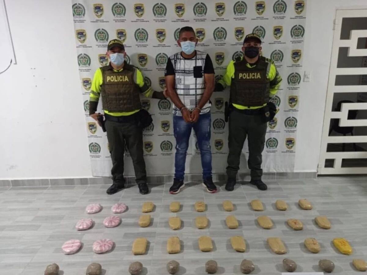 Capturan a concejal de San Pablo, sur de Bolívar, con 36 paquetes de cocaína