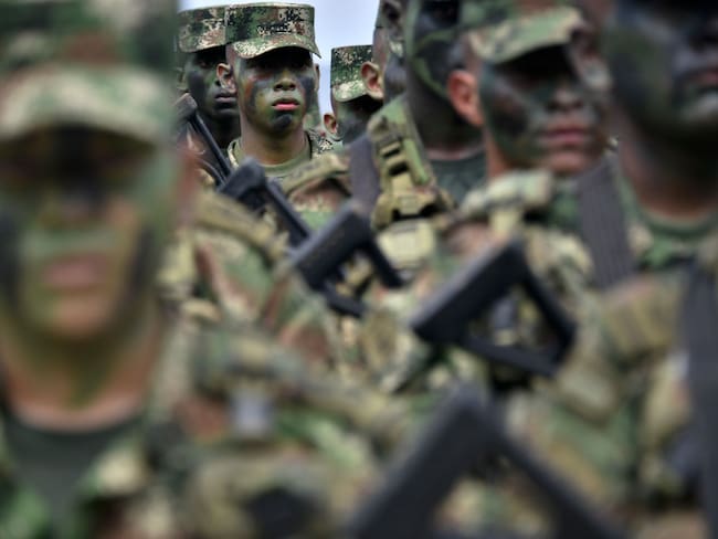 Soldados. Foto: Guillermo Legaria / AFP via Getty Images