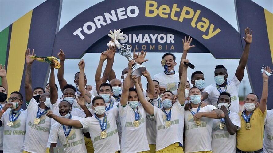 Atlético Huila campeón del torneo BetPlay. Foto: Colprensa