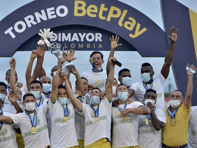 Atlético Huila campeón del torneo BetPlay. Foto: Colprensa