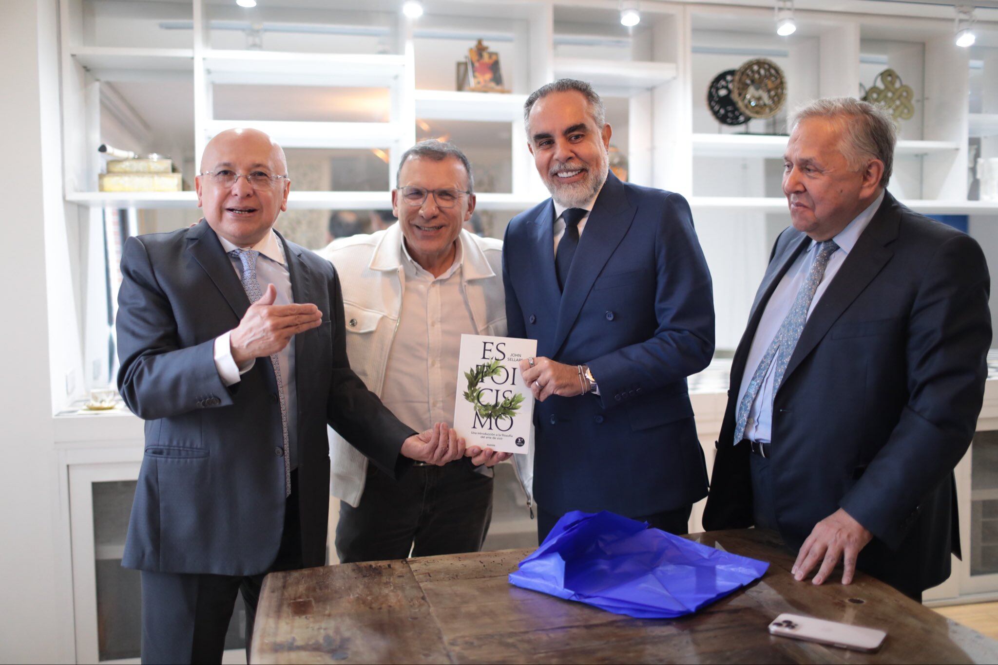 Eduardo Montealegre, Roy Barreras y Armando Benedetti. Fotos: X @AABenedetti