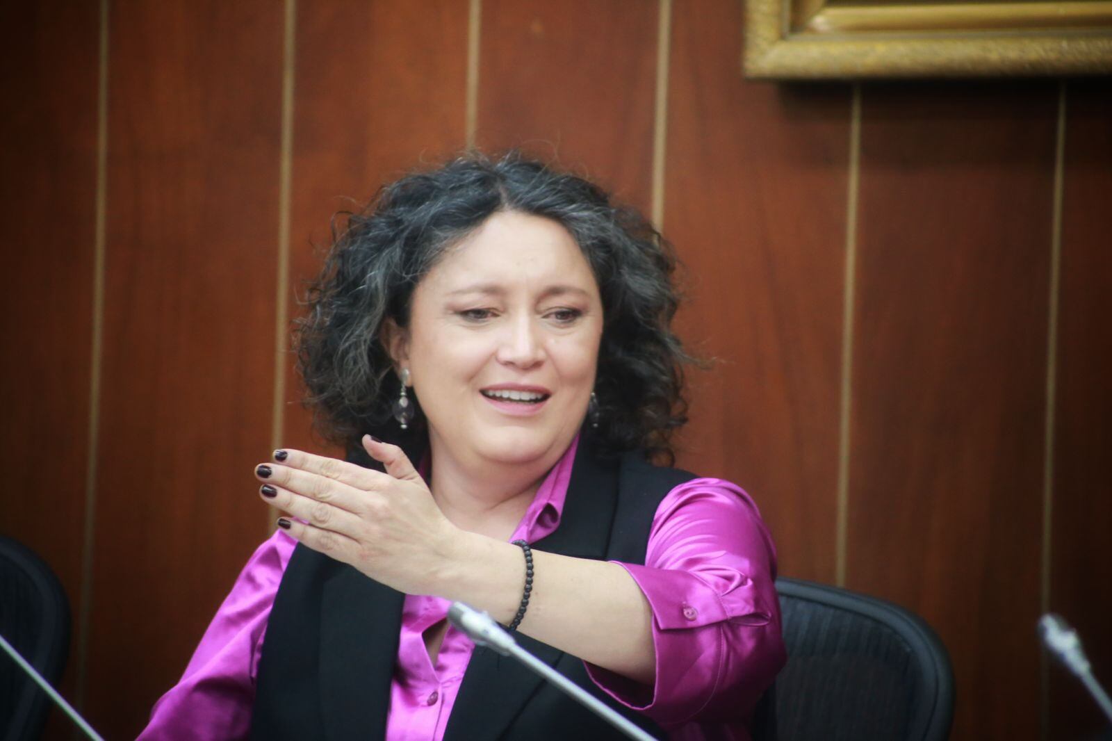Senadora Angélica Lozano.