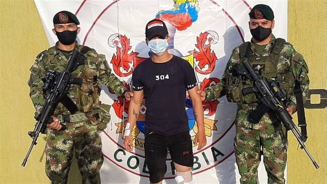 Ejército Nacional captura a alias 'El Mono'. Foto: Twitter @COL_EJERCITO