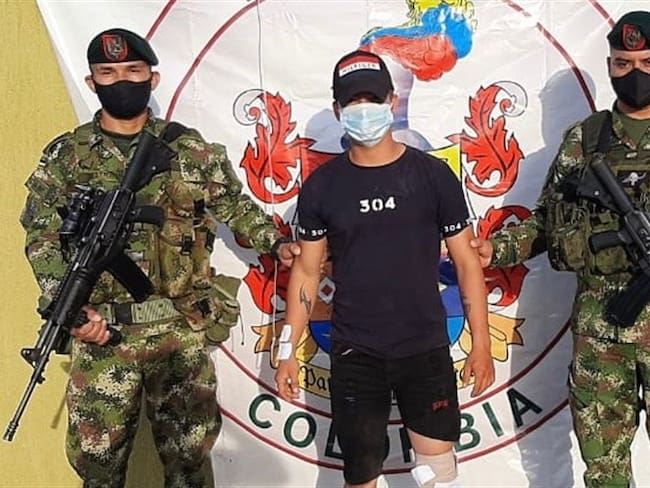 Ejército Nacional captura a alias &#039;El Mono&#039;. Foto: Twitter @COL_EJERCITO