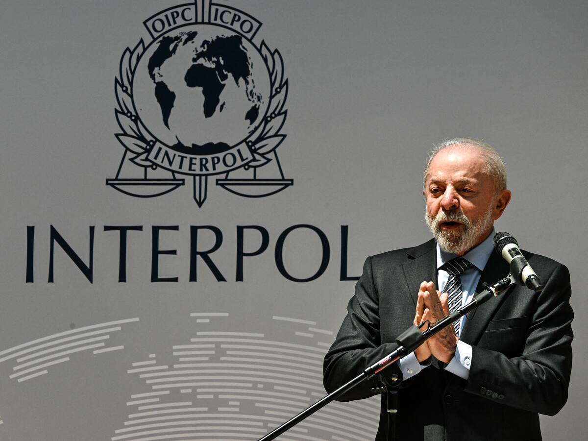Lula Da Silva concluyó su visita a Francia en un acto en la Interpol