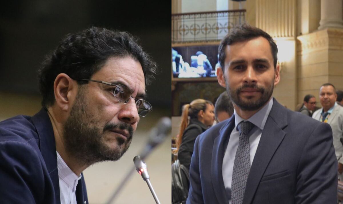 José Jaime Uscátegui, representante del Centro Democrático, e Iván Cepeda, senador. Fotos: Colprensa / @jjUscategui