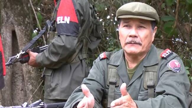 ELN nombra a su comandante máximo, alias Gabino, como negociador de paz. Foto: Colprensa