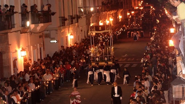 Las procesiones de la Semana Santa que se realizan en Popayán son consideradas la tradición latinoamericana más antigua . Foto: Colprensa
