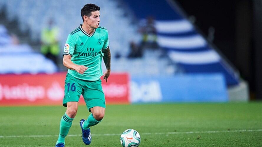 James Rodríguez no está entre los 22 convocados del Real Madrid para enfrentar al Alavés. Foto: Getty Images