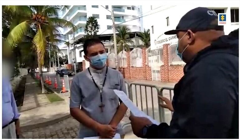 Christian Mercado Mercado, de 34 años, fue capturado en el barrio Crespo, norte de Cartagena. Foto: Cortesía