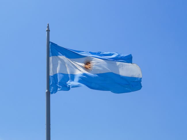 Bandera de Argentina. Foto: Getty Images.