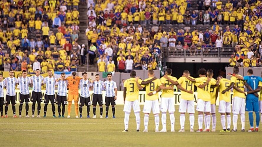 10 datos imprescindibles de los Argentina-Colombia. Foto: Getty Images