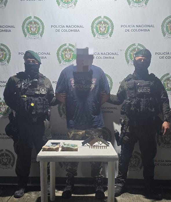 Alias ‘Buritaca’/ Policía Metropolitana de Santa Marta.