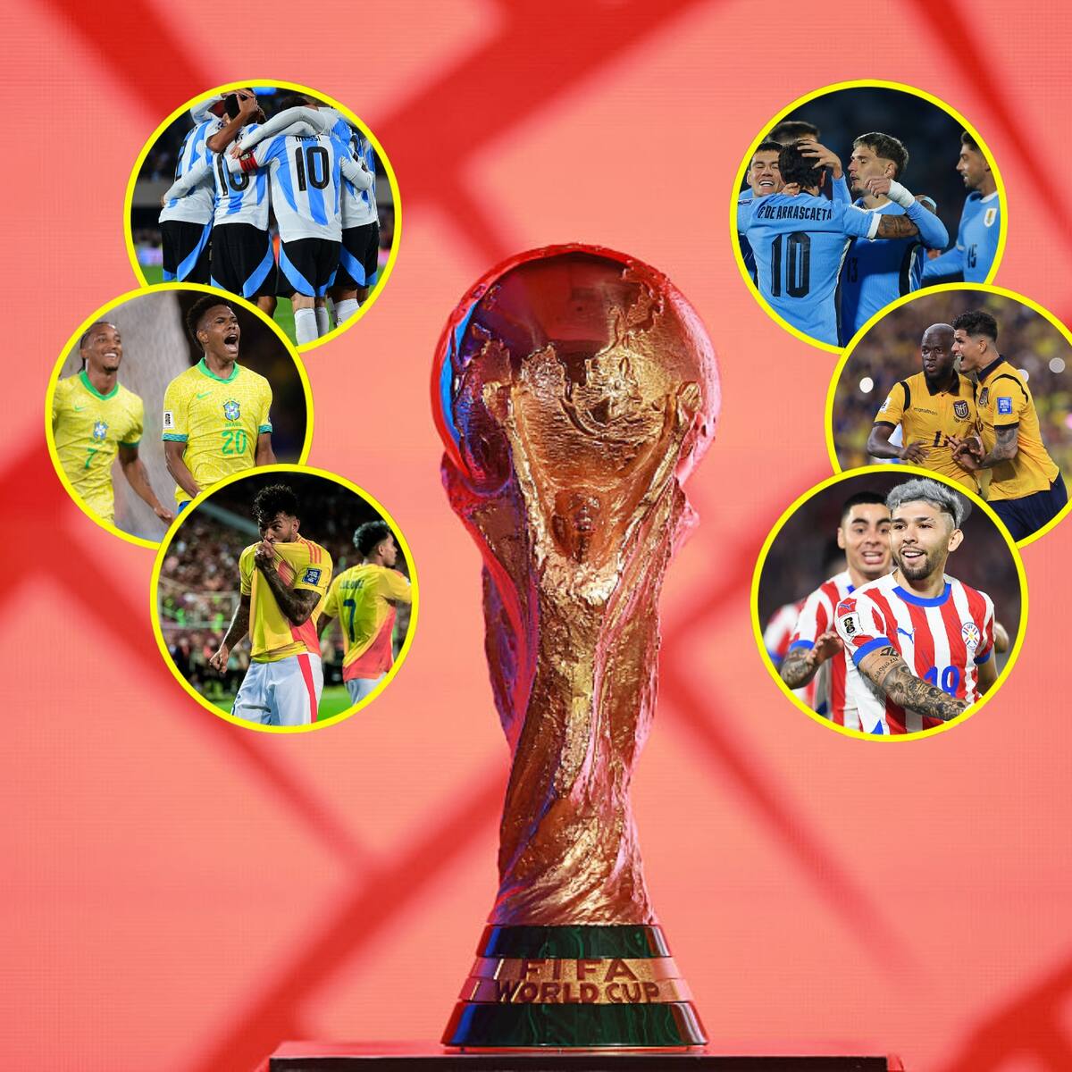 Mundial 2026: Así quedaron los grupos de las selecciones de Sudamérica
