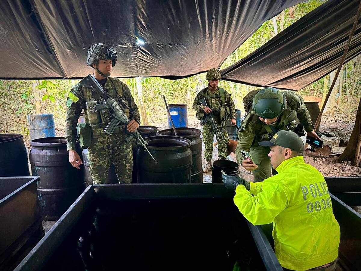 Fueron desmantelados dos laboratorios de permanganato en el Guaviare