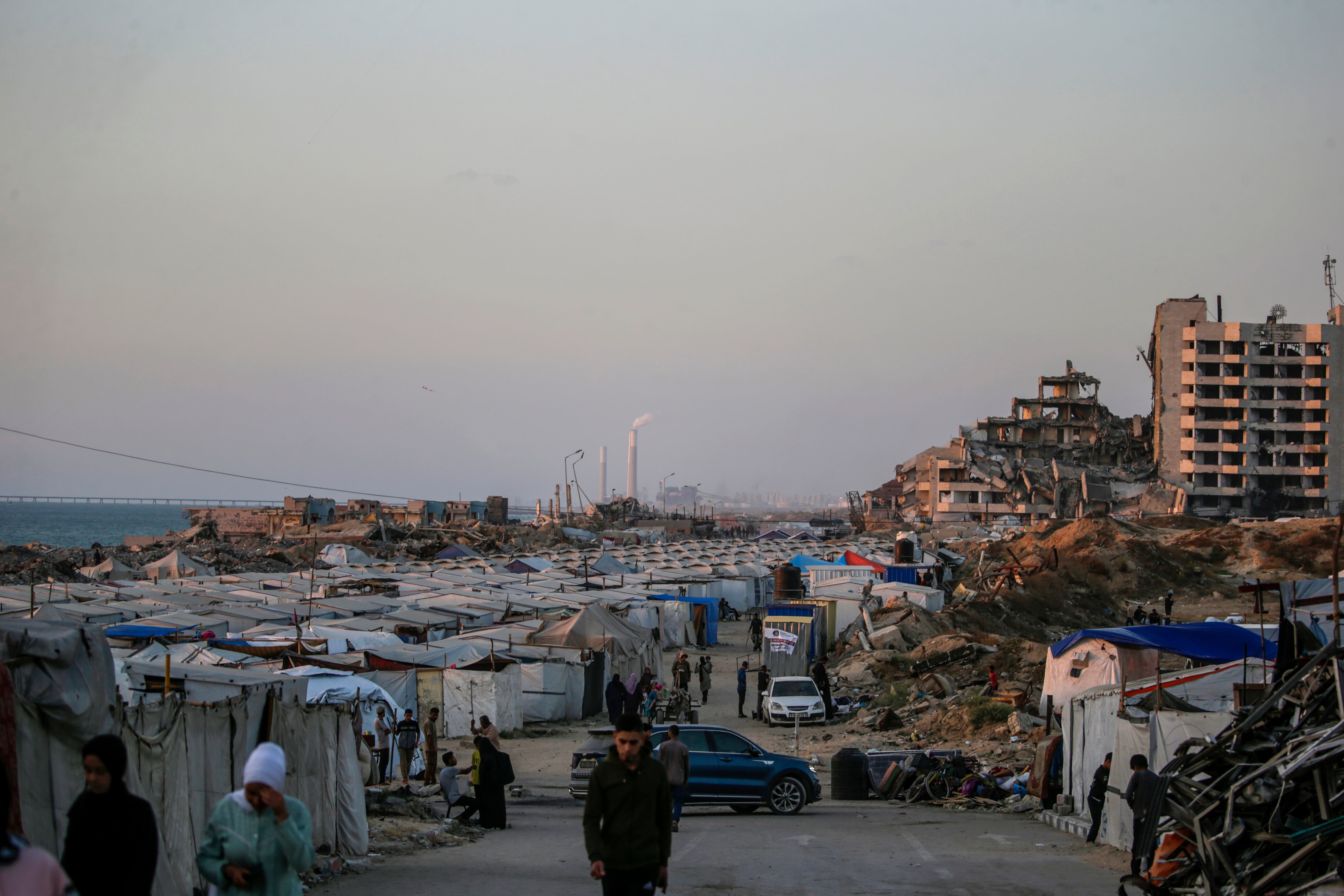 Nuevo ataque a la Franja de Gaza dejó más de 50 muertos. EFE/EPA/MOHAMMED SABER